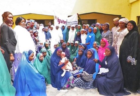 Group picture of IGNITE Katsina Students and School Club Coordinators