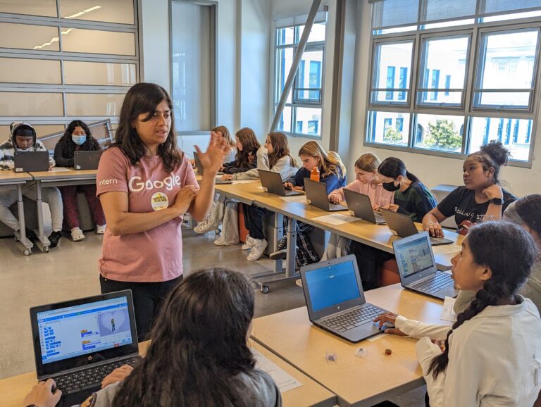 Google programming workshop with claire lilienthal k 8 ignite worldwide